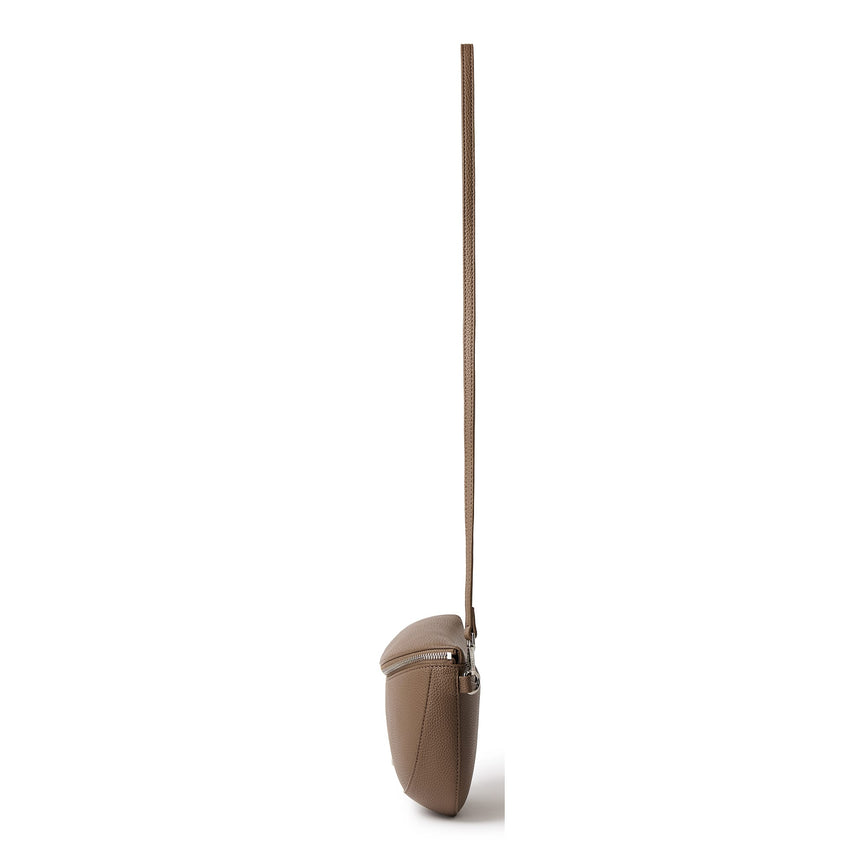 Sac banane Lauren en cuir vegan - Taupe-Lambert-LBT-LAURENTAPB-CLÉMENT