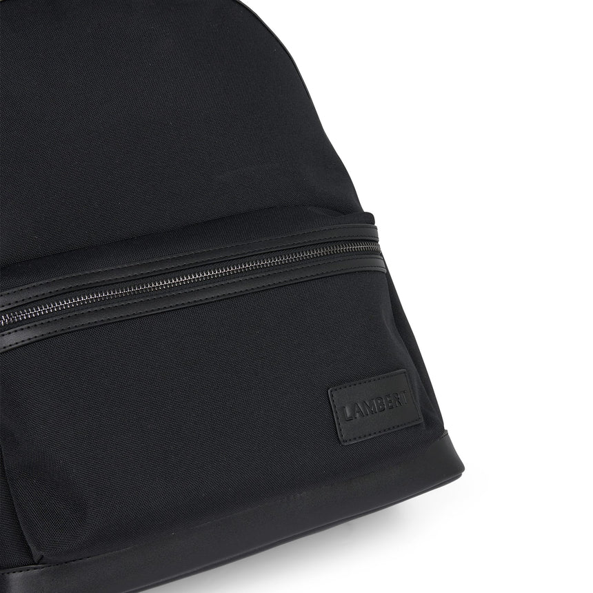 Sac à dos Logan Canvas - Noir-Lambert-LBT-LOGANBLKCAN-CLÉMENT
