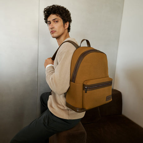 Sac à dos Logan Canvas - Ocre-Lambert-LBT-LOGANBREECAN-CLÉMENT