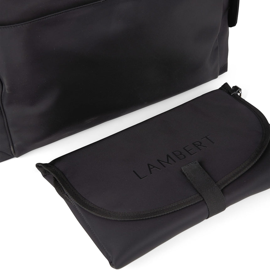 Sac à Couches + tapis Milani - Noir-Lambert-LBT-MILANIBLKNY-CLÉMENT