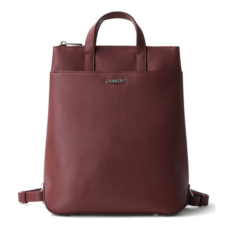 Sac à dos Millie en cuir vegan - Cassis-Lambert-LBT-MILLIECASM-CLÉMENT