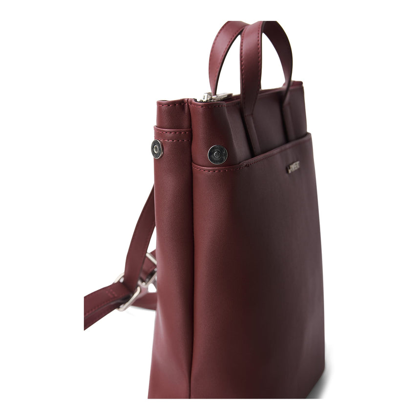 Sac à dos Millie en cuir vegan - Cassis-Lambert-LBT-MILLIECASM-CLÉMENT