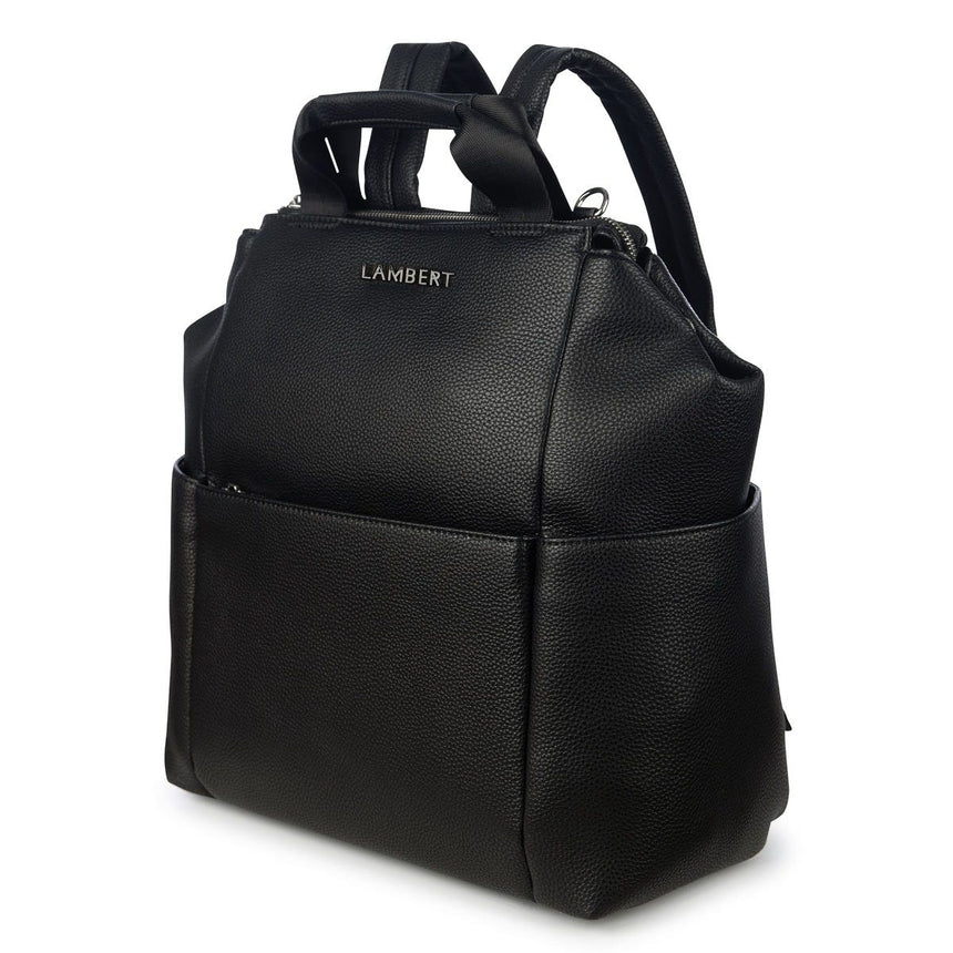 Sac à Couches Nala - Noir ( + Tapis à Langer)-Lambert-LBT-NALABLKPEB-CLÉMENT