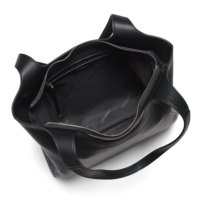 Sac Fourre-Tout Stacey - Noir-Lambert-LBT-STACEYBLKPEB-CLÉMENT