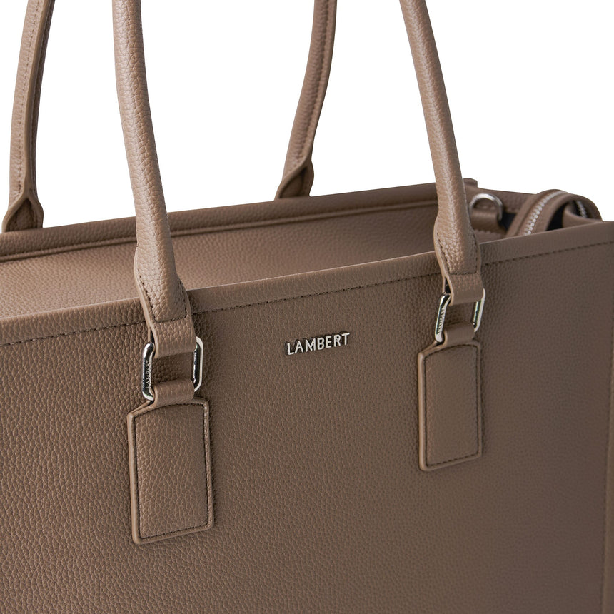 Sac Fourre-Tout 2en1 Valentina - Taupe-Lambert-LBT-VALENTINATA-CLÉMENT