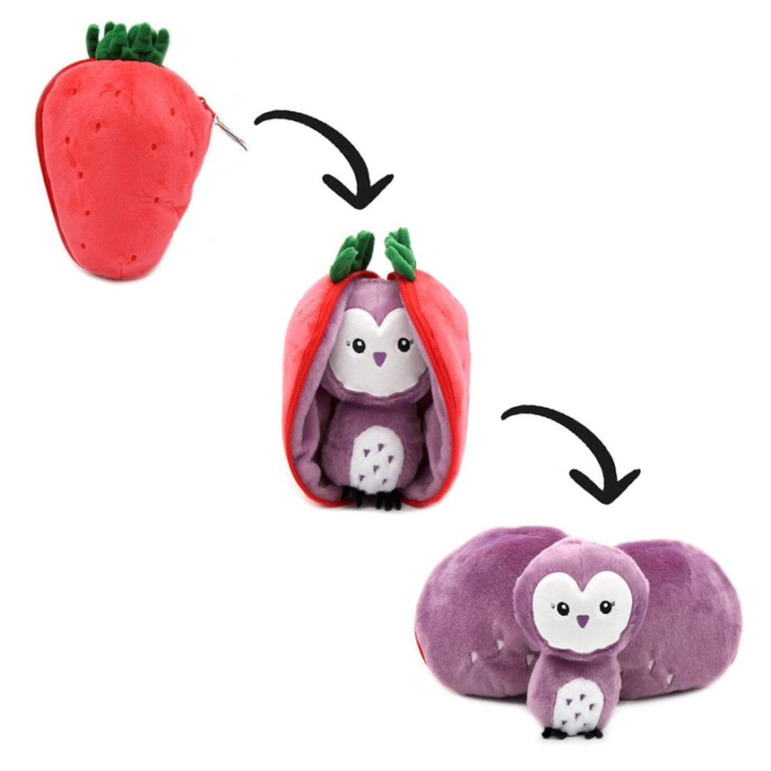 Peluche Flipetz - Chouette Fra-Flipetz-LDE-5-80104-CLÉMENT