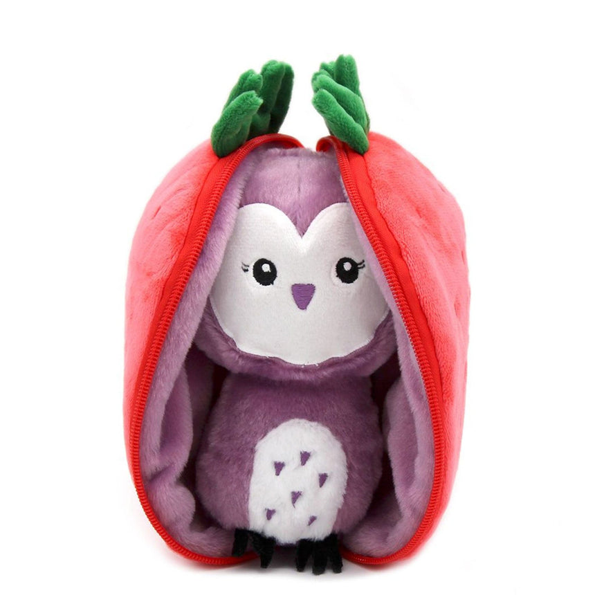 Peluche Flipetz - Chouette Fra-Flipetz-LDE-5-80104-CLÉMENT
