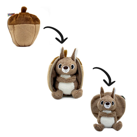 Peluche Flipetz - Écureuil Gland-Flipetz-LDE-5-80116-CLÉMENT