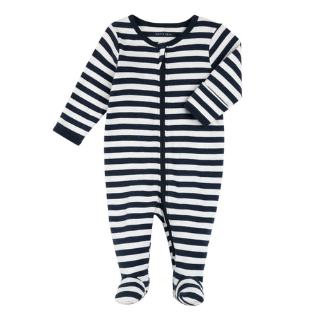 Pyjama Rayé Ours 0-12mois-Petit Lem-Marine-Nouveau-né-LEM-23YRL10018-CLÉMENT