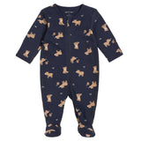 Pyjama Imprimé Ours 0-12mois-Petit Lem-Marine-Nouveau-né-LEM-23YRL10019-CLÉMENT