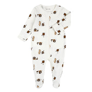 Pyjama Miel Ours 0-12mois-Petit Lem-Ivoire-Nouveau-né-LEM-23YRL10020-CLÉMENT