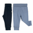 Pantalon Ensemble de 2 Ours 0-12mois-Petit Lem-Bleu-Nouveau-né-LEM-24YRL10B01-CLÉMENT