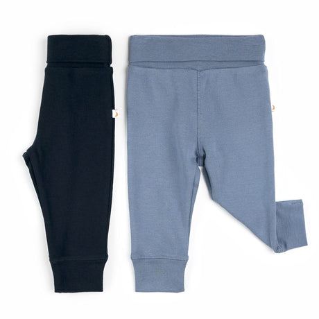 Pantalon Ensemble de 2 Ours 0-12mois-Petit Lem-Bleu-Nouveau-né-LEM-24YRL10B01-CLÉMENT