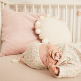 Pyjama Fleurs Lapins 0-12mois-Petit Lem-LEM-24YRL12P01-CLÉMENT
