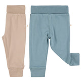 Ensemble de 2 Pantalons Lions 0-12mois-Petit Lem-Turquoise-Nouveau-né-LEM-24YRL18B01-CLÉMENT