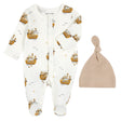 Ensemble Pyjamas Prematuré - Lions-Petit Lem-Ivoire-Prématuré-LEM-24YRL18P04-CLÉMENT