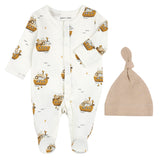 Ensemble Pyjamas Prematuré - Lions-Petit Lem-Ivoire-Prématuré-LEM-24YRL18P04-CLÉMENT
