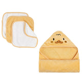 Ensemble de Bain 4 Pièces Canards-Petit Lem-Jaune-Bébé-LEM-24YRL20A08-CLÉMENT