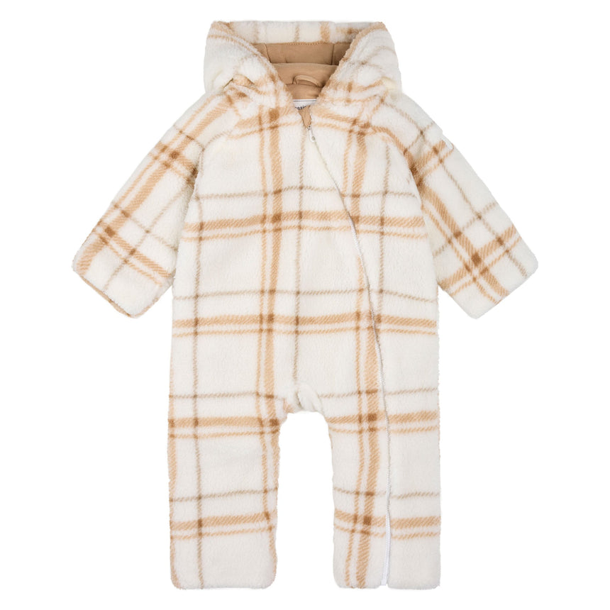 Combi Sherpa Carreaux 3-24mois-Petit Lem-Beige-3 m-LEM-26FRJ90J05B-CLÉMENT