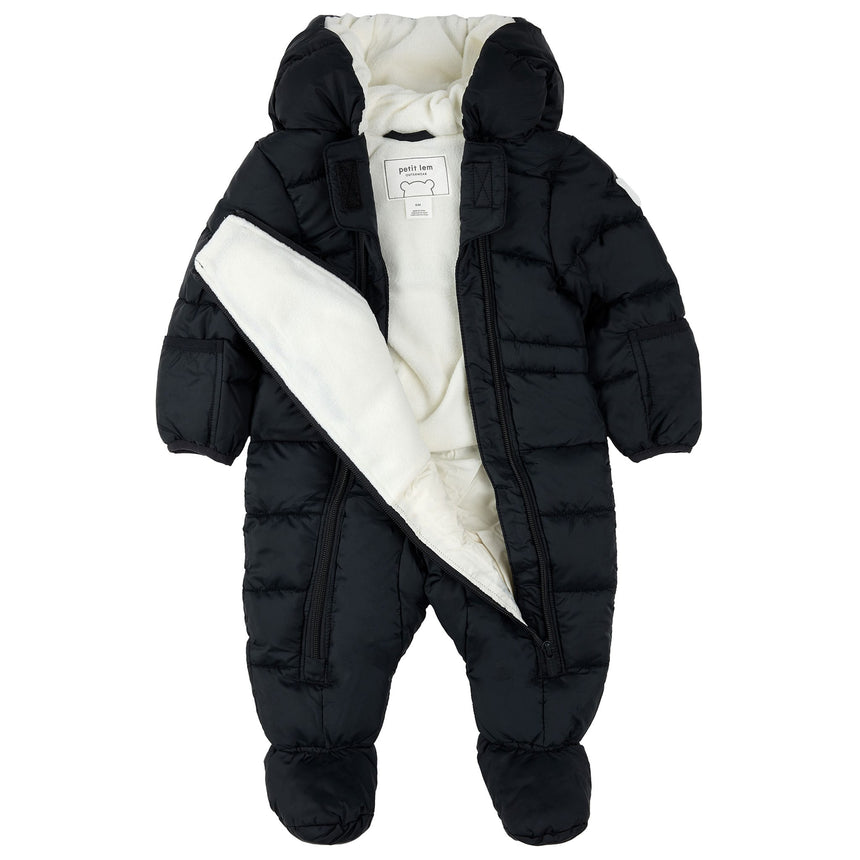 Habit de Neige Une Pièce Noir 3-9mois-Petit Lem-LEM-26FRJ91J05B-CLÉMENT