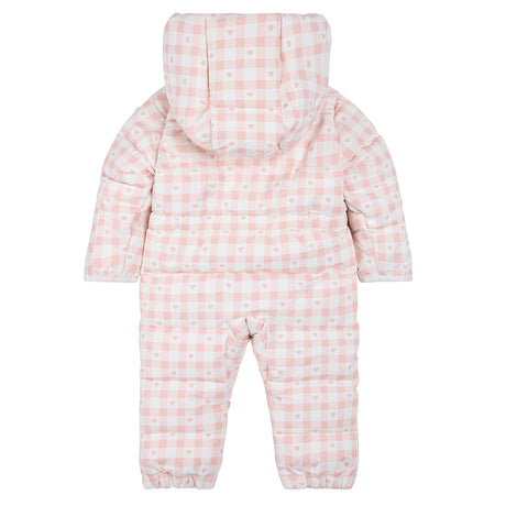 Habit de Neige Une Pièce Carreaux Rose 12-24mois-Petit Lem-LEM-26FRJ92J13BN-CLÉMENT