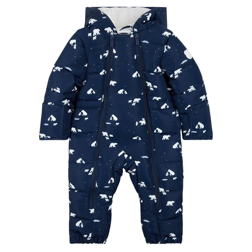 Habit de Neige Une Pièce Ours 3-9mois-Petit Lem-Marine-3 m-LEM-26FRJ92J16BF-CLÉMENT