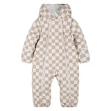 Habit de Neige Une Pièce Damier 3-9mois-Petit Lem-Beige-3 m-LEM-26FRJ92J17BF-CLÉMENT