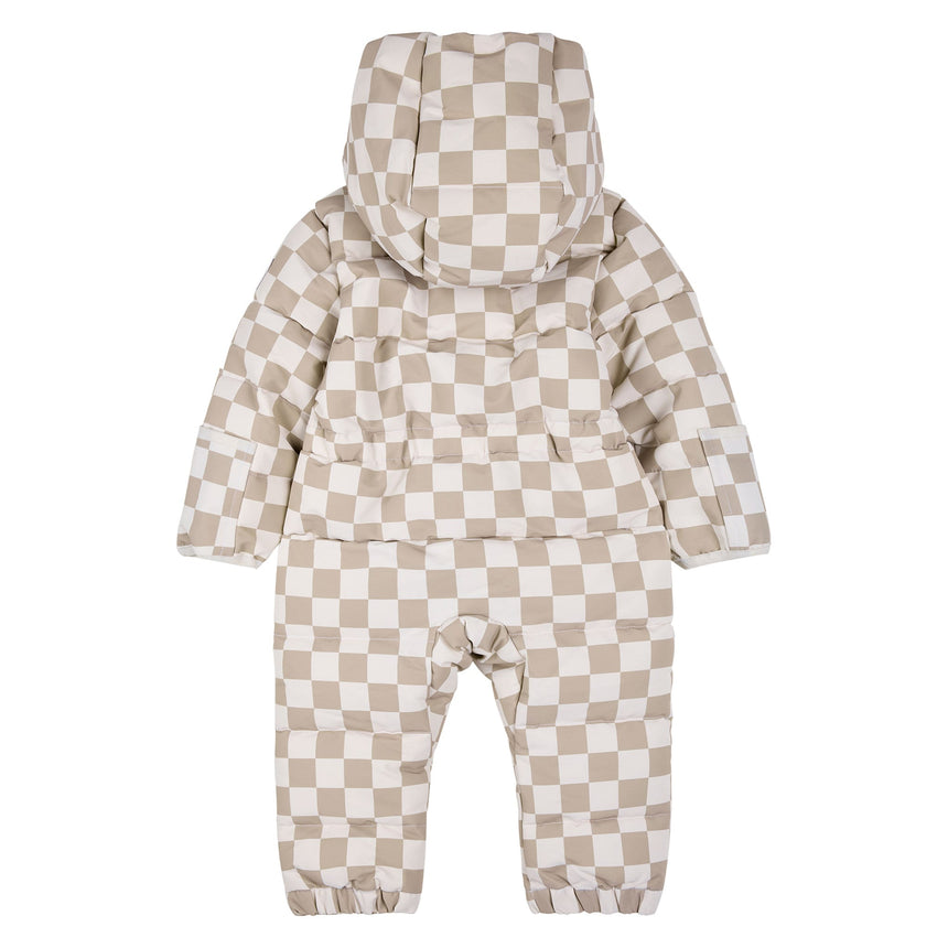 Habit de Neige Une Pièce Damier 12-24mois-Petit Lem-LEM-26FRJ92J17BN-CLÉMENT