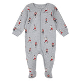 Pyjama Football 0-24mois-Petit Lem-Gris-0 m-LEM-26FRS16P33B-CLÉMENT