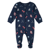 Pyjama Hockey 0-24mois-Petit Lem-Marine-0 m-LEM-26FRS16P35B-CLÉMENT