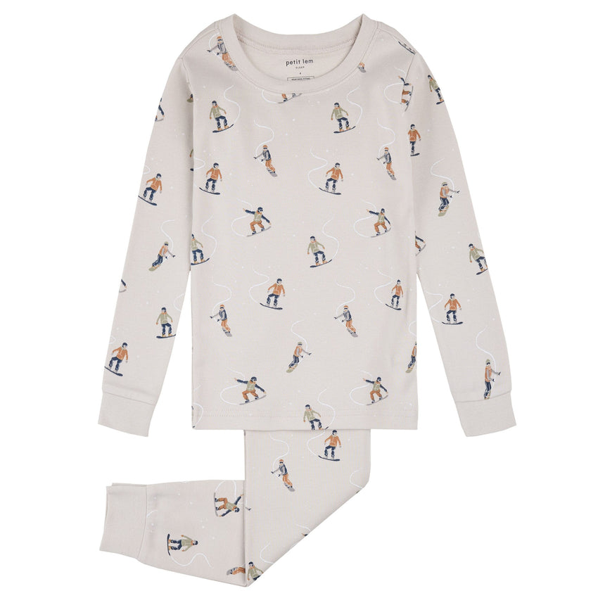 Pyjama Planche À Neige 2-7-Petit Lem-Beige-2-LEM-26FRS16Q62K-CLÉMENT