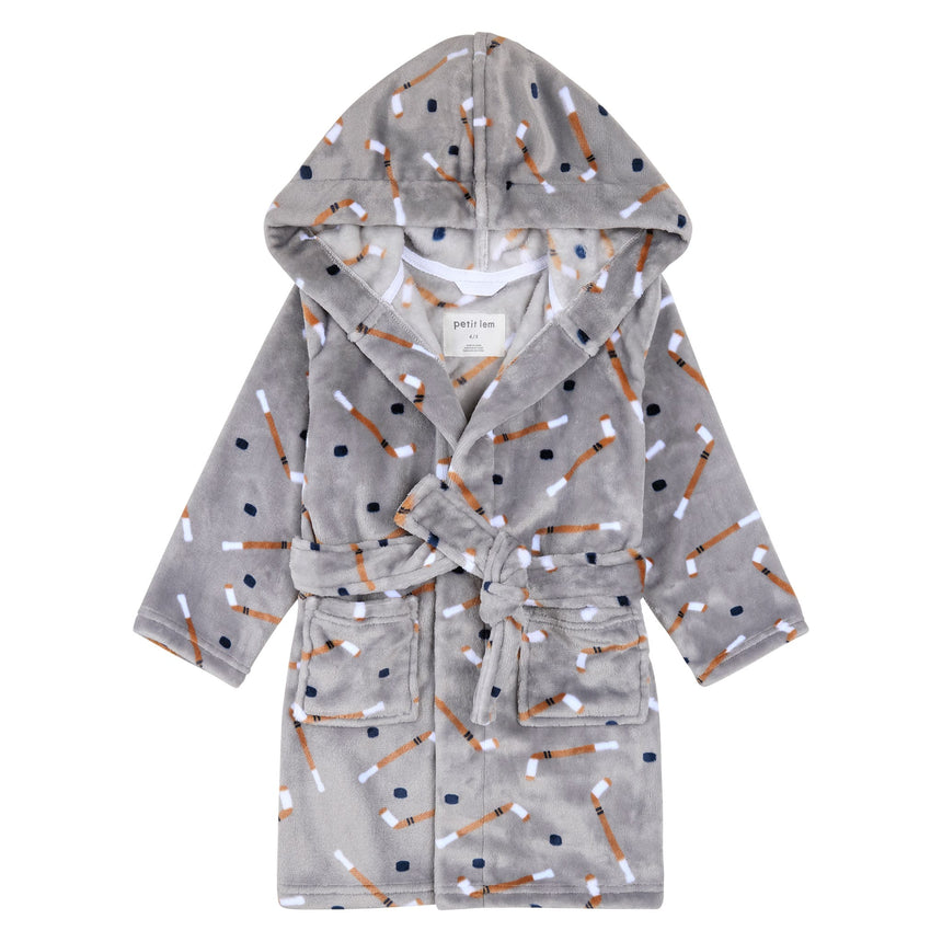 Robe de Chambre Hockey 2-14ans-Petit Lem-Gris-2-3-LEM-26FRS20F15K-CLÉMENT