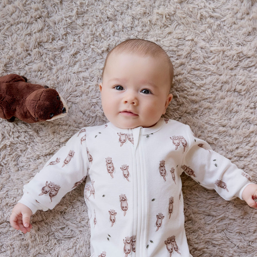 Pyjama Loutres 0-30mois-Petit Lem-LEM-26FRS33P52B-CLÉMENT