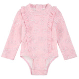 Maillot UV Manches Longues Boucles 0-24mois-Petit Lem-Rose-0-3 m-LEM-26SRM03M11B-CLÉMENT
