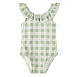 Maillot Vichy 6-24mois-Petit Lem-Sauge-6-12 m-LEM-26SRM03M14B-CLÉMENT