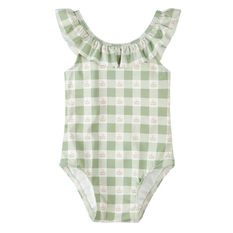 Maillot Vichy 6-24mois-Petit Lem-Sauge-6-12 m-LEM-26SRM03M14B-CLÉMENT