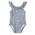 Maillot UV Fleurs 6-24mois-Petit Lem-Bleu-6-12 m-LEM-26SRM03M15B-CLÉMENT
