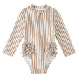 Maillot UV Manches Longues Rayé 0-24mois-Petit Lem-Beige-0-3 m-LEM-26SRM03M29B-CLÉMENT