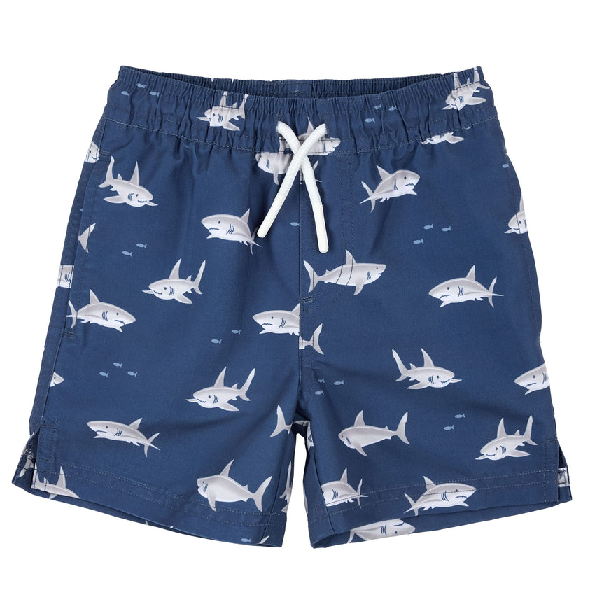 Maillot Short Requins 2-7ans-Petit Lem-Bleu-2-LEM-26SRM04M18K-CLÉMENT