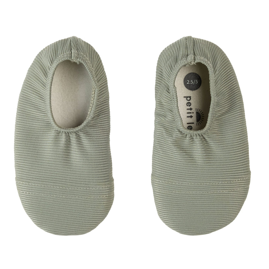 Chausson D'eau Olive 0-24moios-Petit Lem-Olive-0-12 m-LEM-26SRM05M20B-CLÉMENT