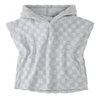 Poncho De Plage Damiers 3-6ans-Petit Lem-Bleu-3-4-LEM-26SRM05M24K-CLÉMENT