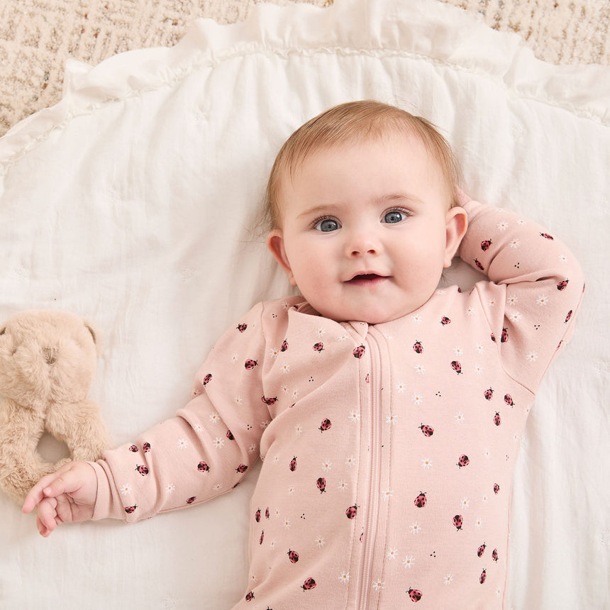 Pyjama Coccinelle Leucan 0-24mois-Petit Lem-LEM-26SRS55P30-CLÉMENT