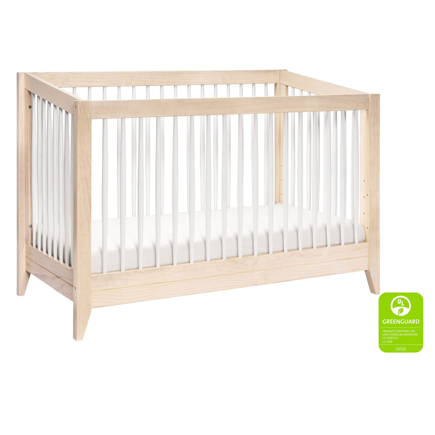 Couchette Convertible 4 en 1 Sprout - Blanc / Naturel Lavé-Babyletto-LET-M10301NXW-CLÉMENT
