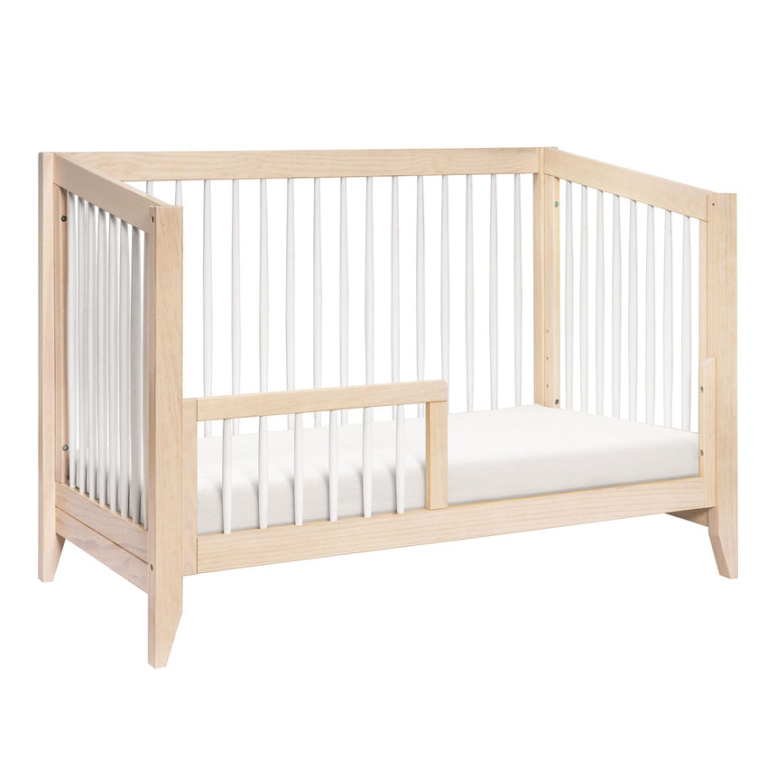 Couchette Convertible 4 en 1 Sprout - Blanc / Naturel Lavé-Babyletto-LET-M10301NXW-CLÉMENT