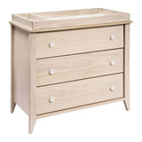 Meuble à Langer 3 Tiroirs Sprout - Naturel Lavé / Blanc-Babyletto-LET-M10323NXW-CLÉMENT