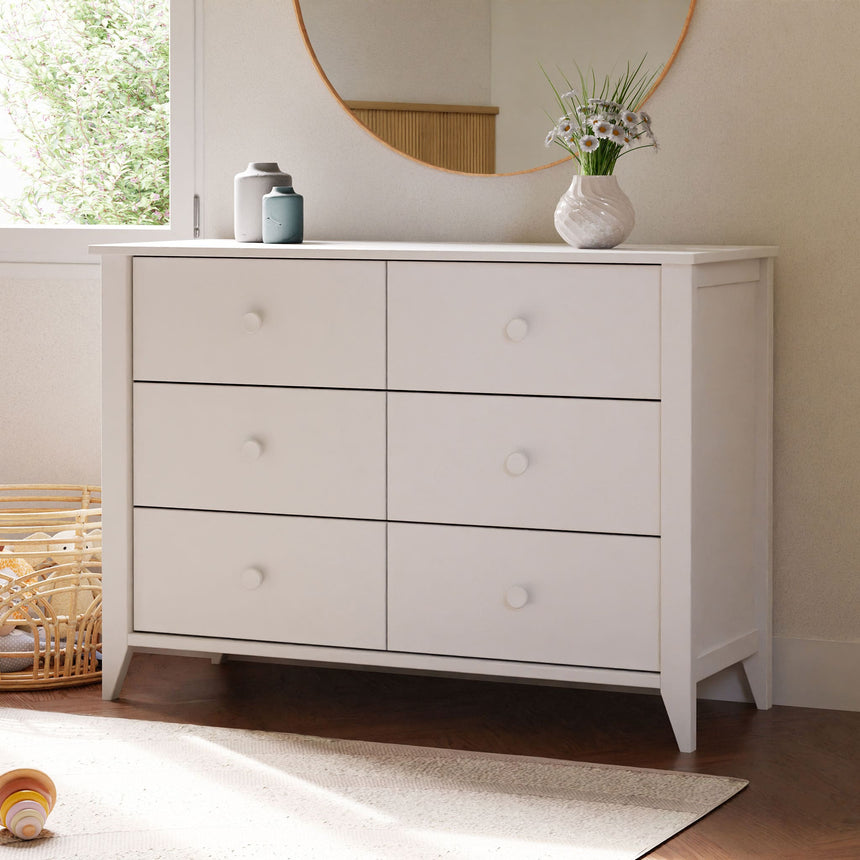 Commode Double 6 tiroirs Sprout - Blanc-Babyletto-LET-M10326W-CLÉMENT