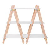 Bibliothèque Dotti - Blanc / Naturel lavé-Babyletto-LET-M10511WNX-CLÉMENT