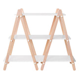 Bibliothèque Dotti - Blanc / Naturel lavé-Babyletto-LET-M10511WNX-CLÉMENT