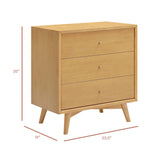 Commode 3 Tiroirs Palma - Miel-Babyletto-LET-M15913HY-CLÉMENT