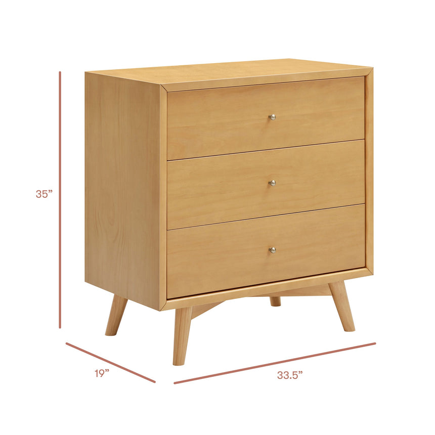 Commode 3 Tiroirs Palma - Miel-Babyletto-LET-M15913HY-CLÉMENT